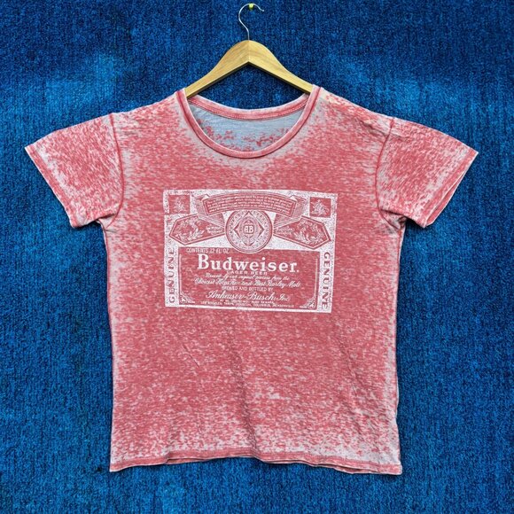 Budweiser King of Beers Graphic T-Shirt Size Large - Picture 1 of 4